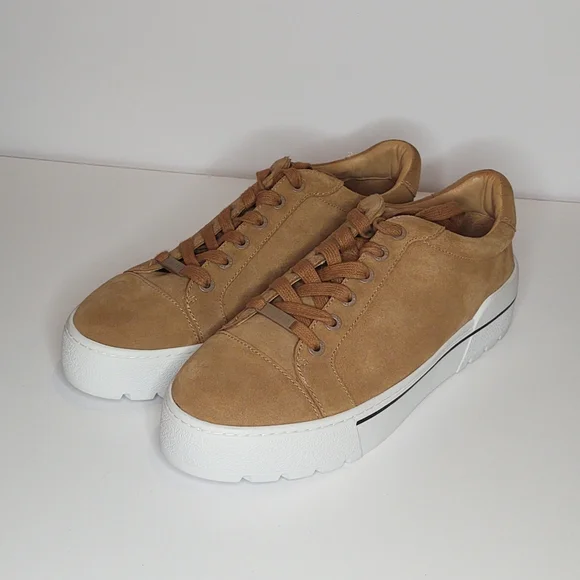 J/Slides camel suede platform Eve sneaker - Picture 5 of 5